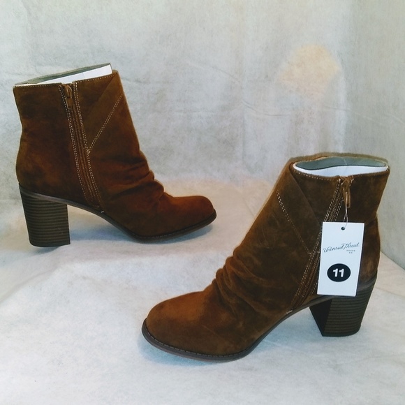 Universal Thread Shoes - Women's Liddie Microsuede Slouch Booties - 11